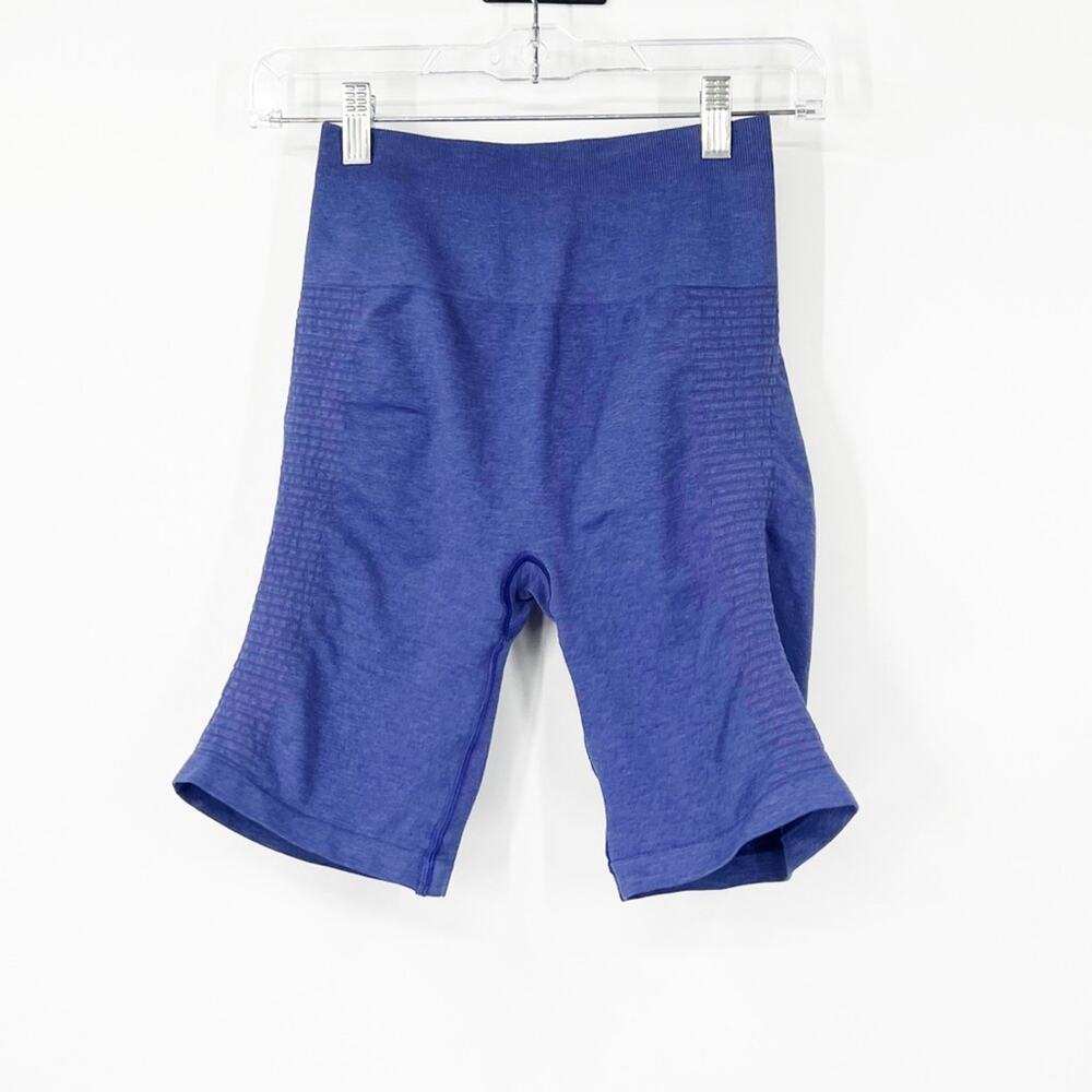 Alphalete High Rise Biker Shorts Purple
